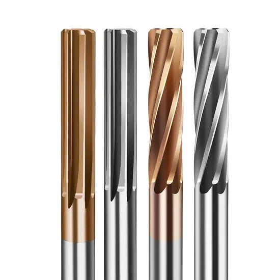 High-Quality Hard Coated Spiral Reamer for Metalworking Needs